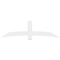 Ekena Millwork Bellingham Architectural Grade PVC Gable Bracket, 84"W x 24 1/2"H x 2"D x 6"F, 7/12 Pitch GBP084X25X0206BEL00 - alternate 5